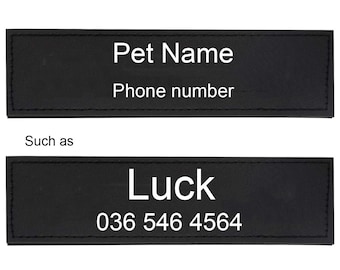 Toppe personalizzate in velcro per cani: nome personalizzato, cane da assistenza, ESA, non accarezzare, accessorio per pettorina.