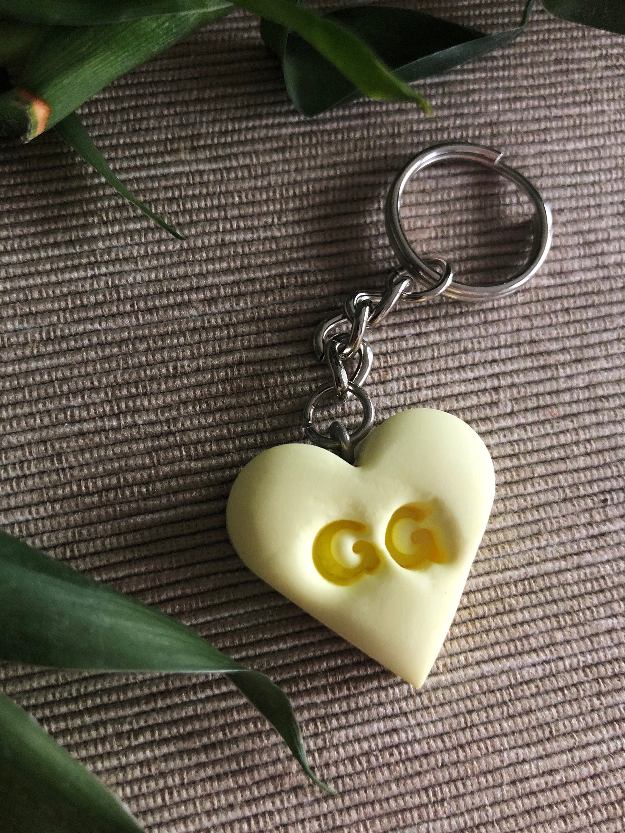 Gamer Lingo Keychain GG pastel yellow Etsy