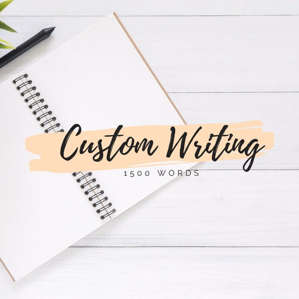 Custom Ghost Writing 1500 words