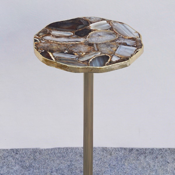 Agate End Table Etsy