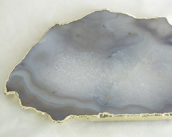 Gray Agate Cheese Platter/Tray, Table Decor, Natural Stone Platter, Agate Platters, Agate Cheese Board, Sign Boards, House Warming Gift