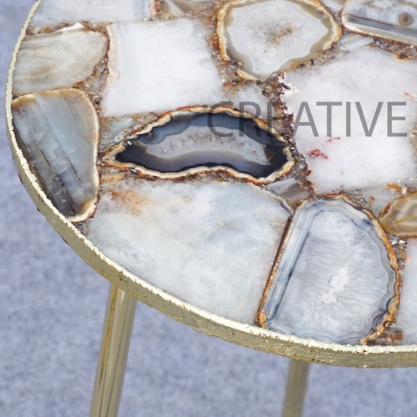 Agate Side Table Etsy