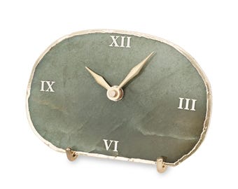 Green Aventurine Desk Clock
