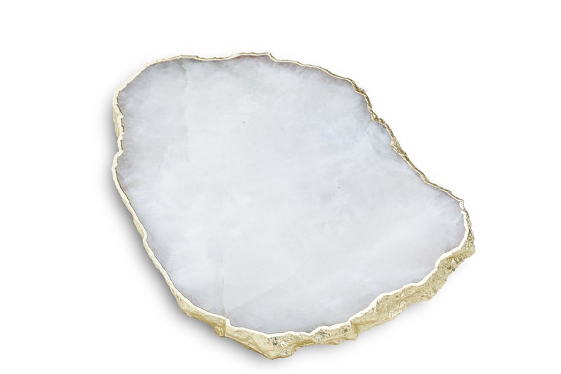 White Agate Cheese Platter/Tray, Table Decor, House Warming Gift.