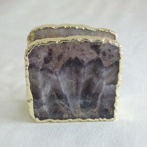 Amethyst Serviettenhalter, Papierserviettenhalter.