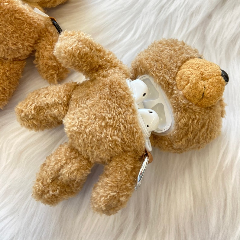 apple airpods pro case airpods case cover Cute bear AirPods case Teddy bear airpod case airpods pro 3D Protective Silicone Case Cover