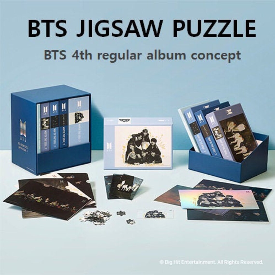 BTS Jigsaw Puzzle 7 Official Pro. Map of the Soul Including Etsy