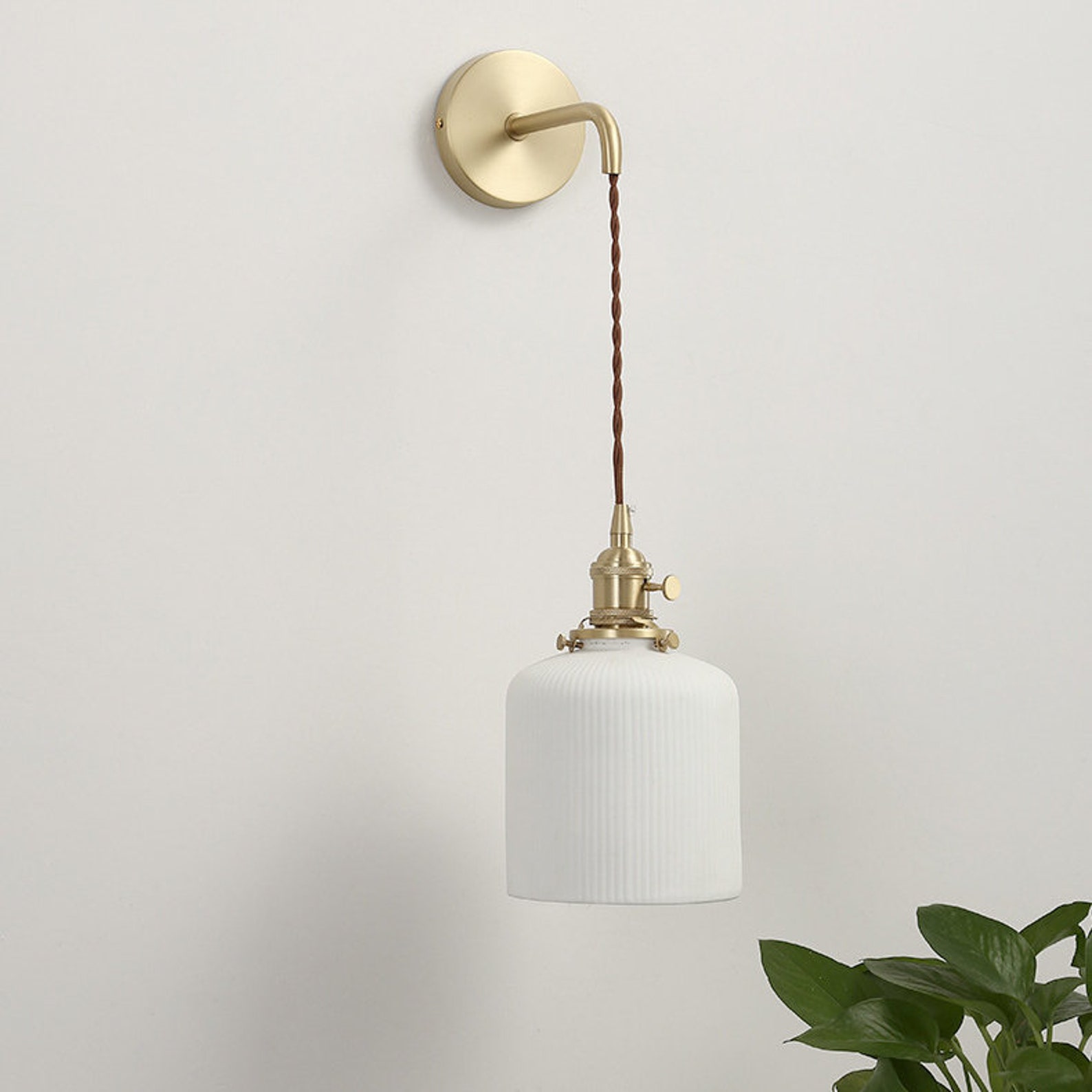 Wall Ceramic Light Wall Sconce Lighting Fixture Home Decor Etsy