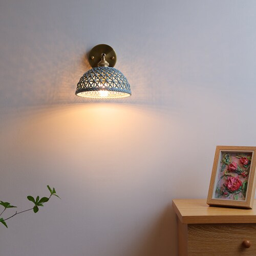 Wall Ceramic shops Light Wall Sconce Lighting Fixture Home Decor White Lighting Nordic Scandinavian Plug In Wall Lamp Art Deco Contemporary Modern