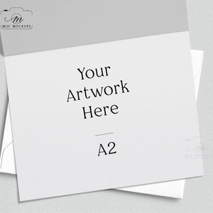 Öffnen Sie A2 leere Karte Mockup, Inside A2 Karte Mock-up für Instant JPEG Digital Download