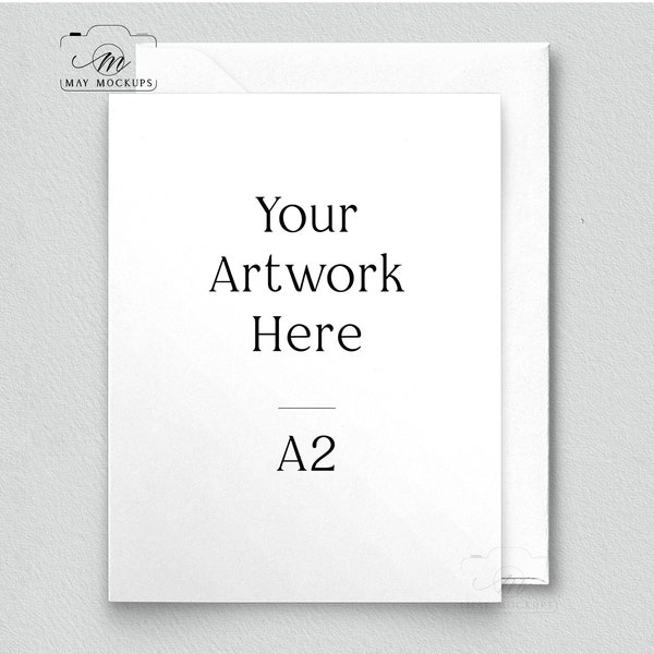 Mockup A2 card, vertical greeting card mockup, A2 card mock-up for Instant JPEG Digital Download