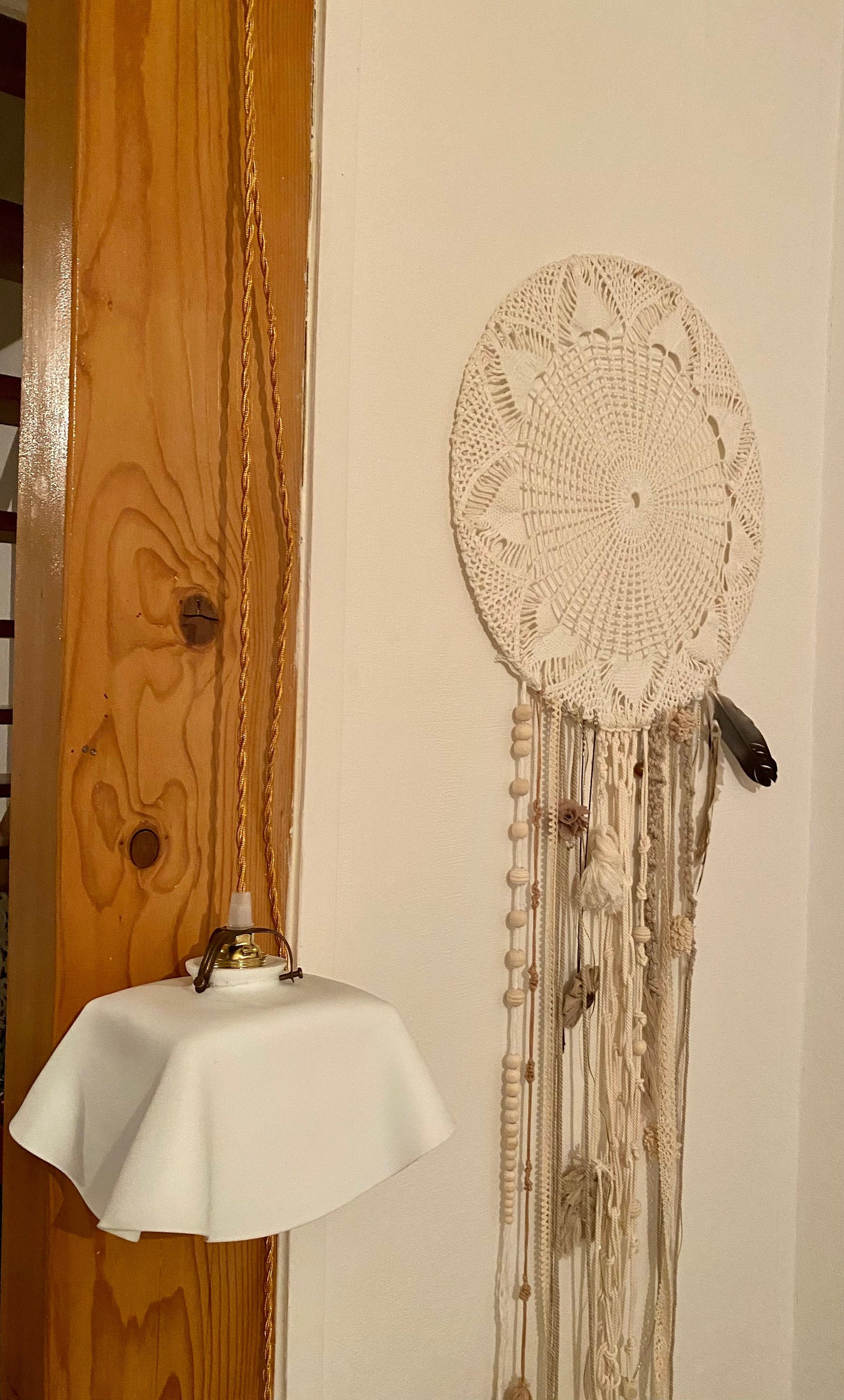 Baladeuse // Abat Jour en Opaline Blanche