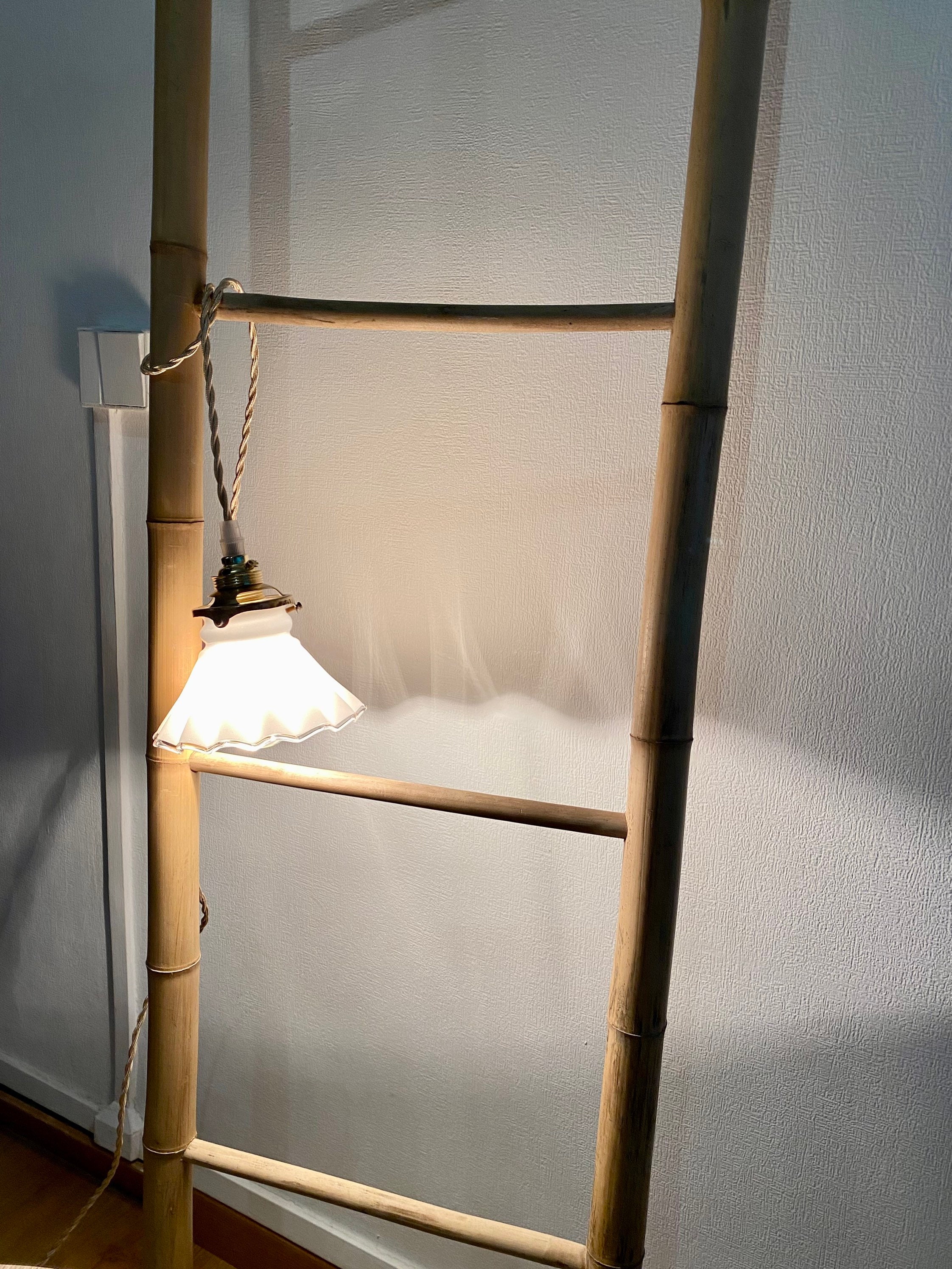 Baladeuse // Abat Jour en Opaline Blanche