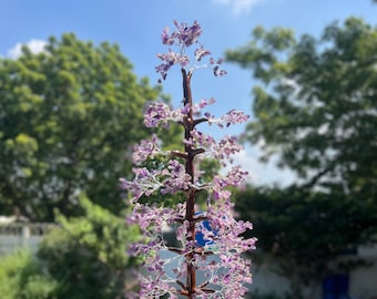 Natural Amethyst Crystal Tree, Feng Shui Money Tree, Healing Gemstone Decor