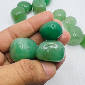 Green Aventurine Tumbled Stones Healing Crystals And Stones chakra crystals - heart chakra stones for meditation and metaphysical crystal