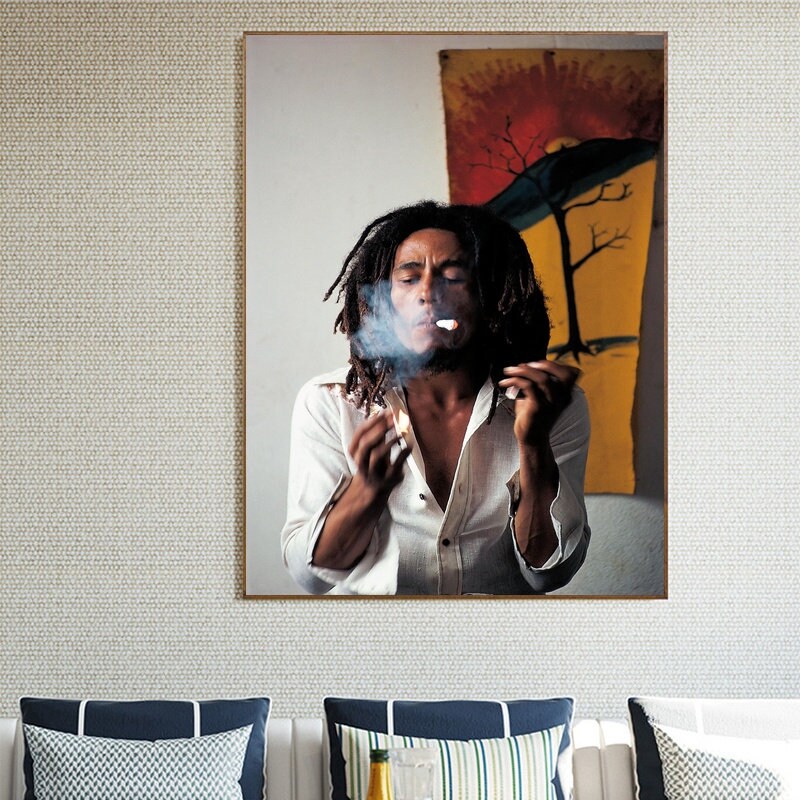 Bob Marley Poster Wanddekoration Home Decoration Kunst Poster | Etsy
