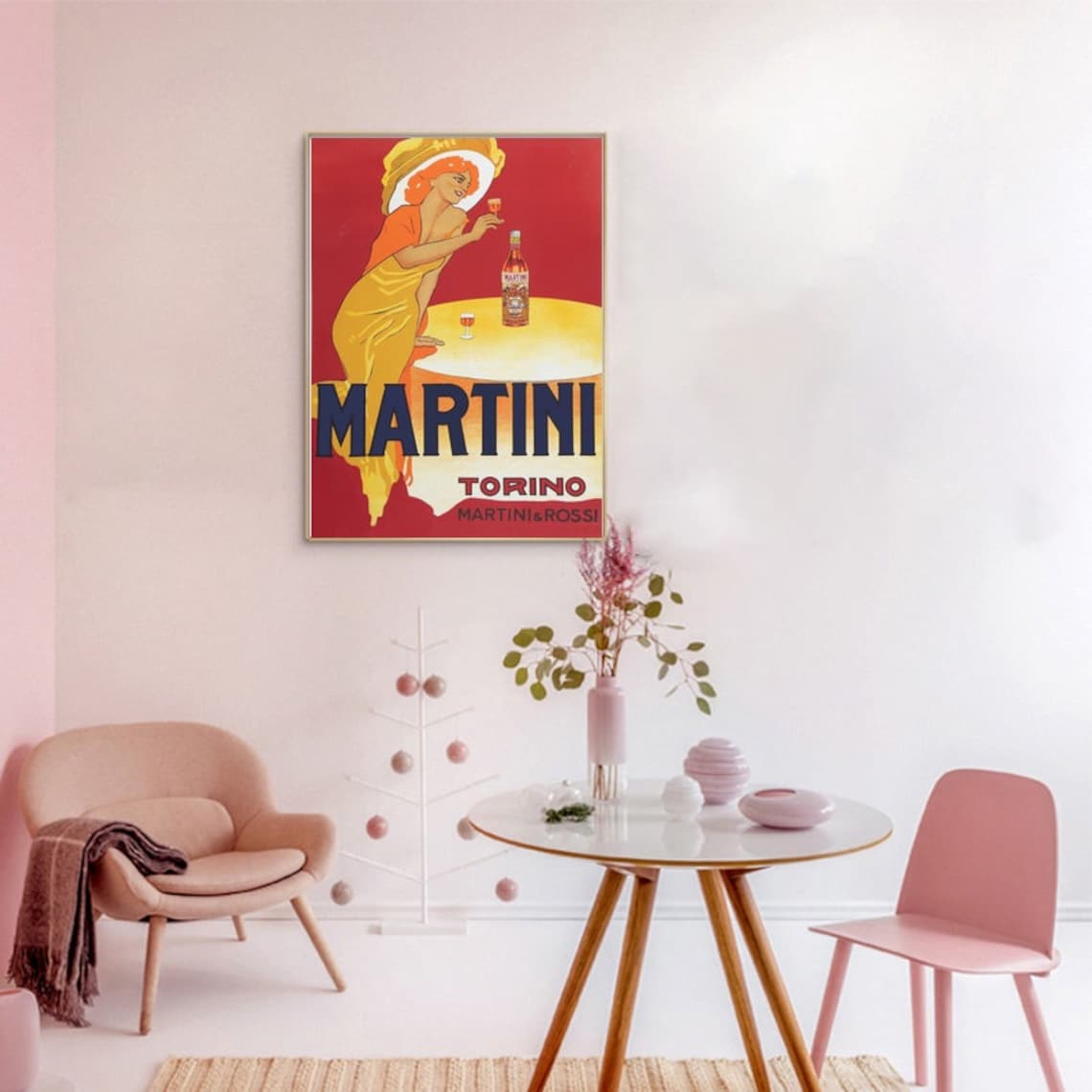 Martini Torino Vintage Poster Vintage Leinwand Plakat Etsy