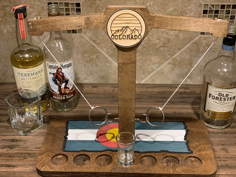 Hook and Ring Game/Ring Toss Game State Theme Colorado