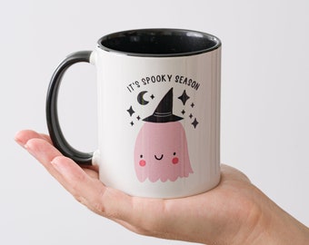 Halloween Mug / Cute Halloween Coffee Cup / Halloween Gift / Autumn Mug / Cute Ghost Mug