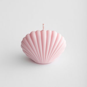 Shell candle Soy Wax Candle / Christmas Stocking Filler / Home Decor Candle / Gift for Her / Vegan candle / Birthday Gift image 3