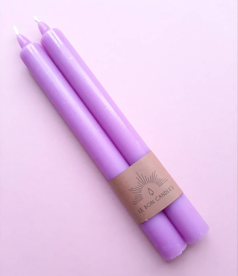 Pastel Coloured Taper Candles / Taper Candles / Dinner Candles Etsy