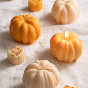 Pumpkin Soy Wax Candles / Autumn Home Decor / Halloween Decor / Pumpkin Spice Candle / Autum Decorations / Thanksgiving Decor / Fall Decor image 6