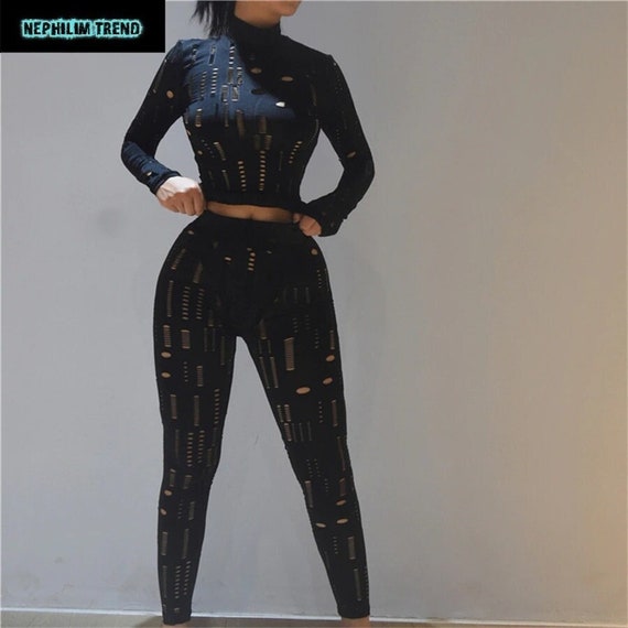 Leggings Top Y2k Grunge - Etsy