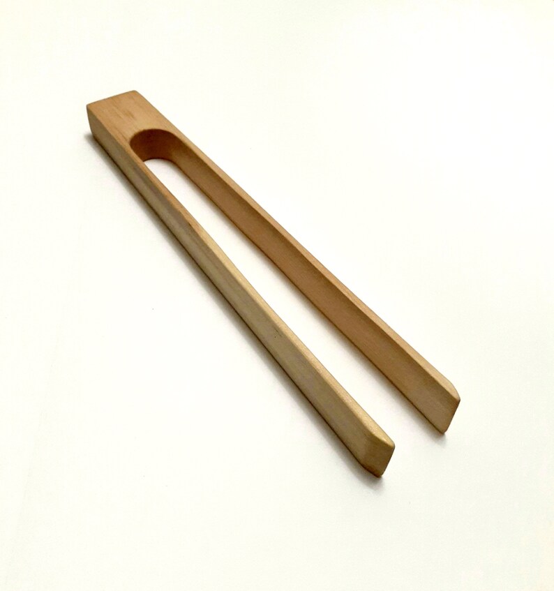 Handmade Wooden Toaster Tongs Etsy