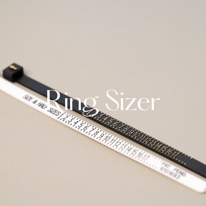 Ring Measurer, Ring Meter, Reusable Ring Meter, Adjustable Plastic