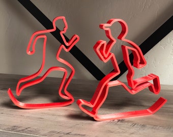 Runners - Wall or Shelf Decor - 3d Printed Runners