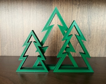 Self Standing Tree Decor - Christmas Trees - Winter Decor