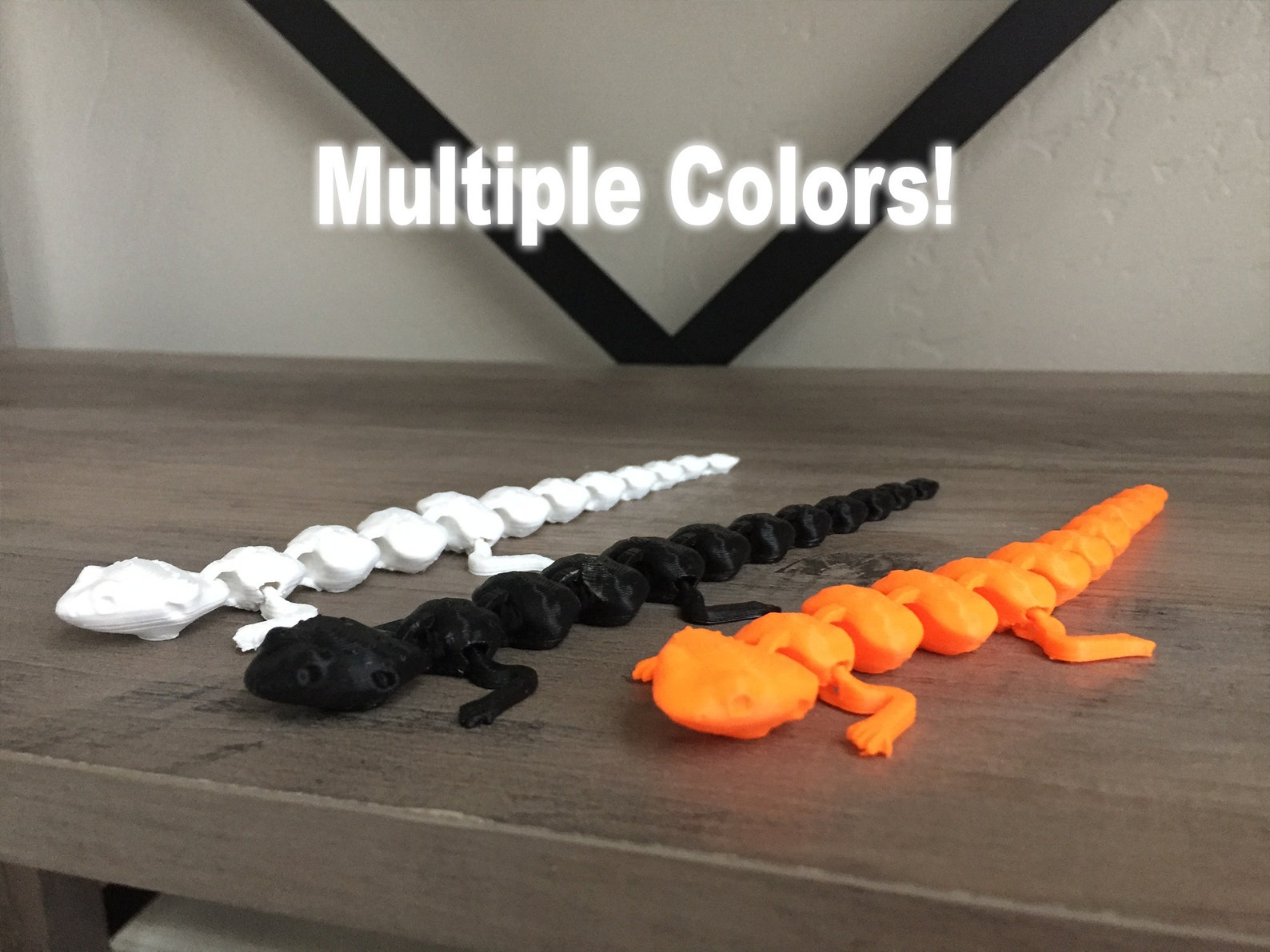 Lizard Fidget 3D Printed Articulated Lizard - Fidget Toy - Based on Bearded Dragon - Etsy