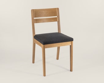 Solid Wood Chair | Scandinavian Contemporary Mid-Century Modern | Dining Room, Office, Study | American White Oak | Nord Chair