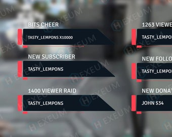 Valorant Animated Twitch Alerts