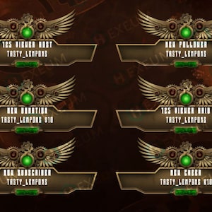 Steampunk Animated Twitch Alerts