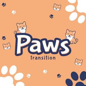 Cute Dog Stinger Transition : Transición animada de escenas de Twitch