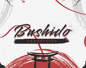Transition Stinger japonais rouge et blanc : Transition de scène Twitch animée