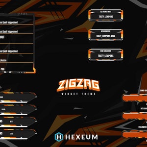 Clean Orange Animated Twitch Overlay - Etsy