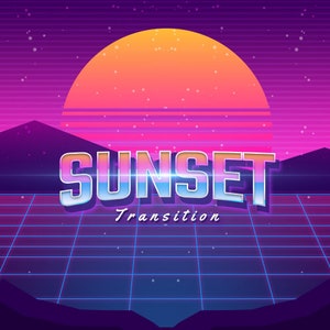 Retro 80's Stinger Transition : Animación Twitch Scene Transition