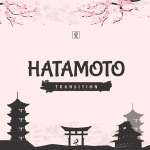 Pink Japanese Stinger Transition : Transición animada de escenas de Twitch