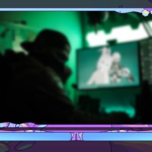 Trippy Space Animated Twitch Overlay Package for Obs/galaxy/alien/mars ...