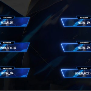 Blue Esports Animated Twitch Alerts