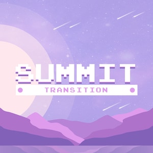 Vintage Purple Retro Stinger Transition : Animated Twitch Scene Transition