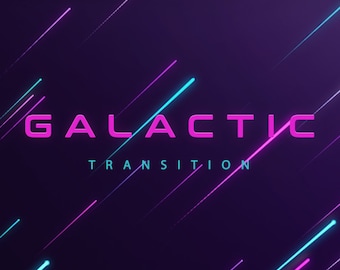 Galactic Stinger Transition : Animated Twitch Scene Transition