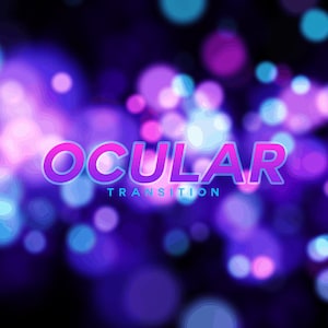 Blauw &Paars Neon Stinger Transition: Animated Twitch Scene Transition
