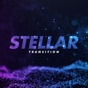 Purple and Blue Stinger Transition : Animated Twitch Scene Transition