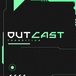 Mint Green Stinger Transition : Animated Twitch Scene Transition