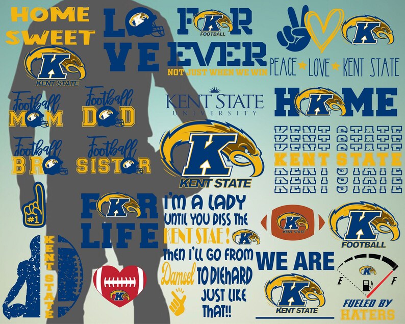 Kent State svg dxf png Kent State svg bundle NCAA svg Etsy