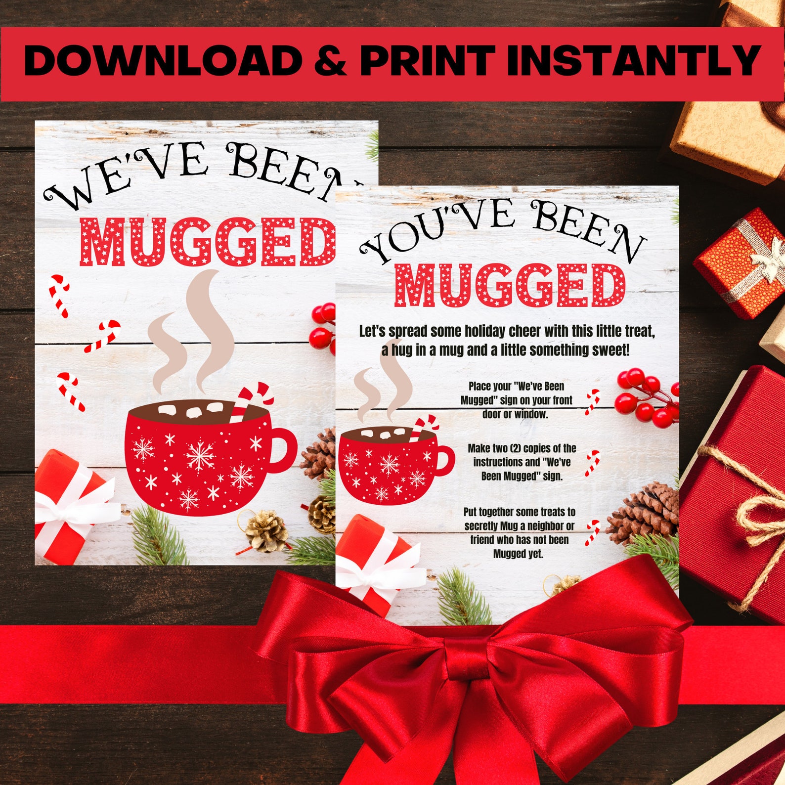 You ve Been Mugged We ve Been Mugged Mugged Ding Etsy
