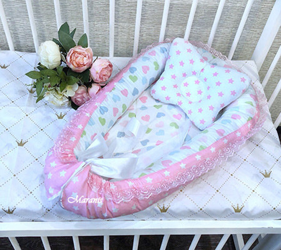Baby pillow pattern Baby girl pillow baby head pillow head Etsy